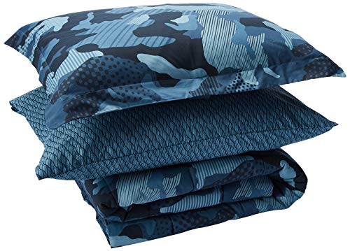 Book Cover dream FACTORY Comforter Set, Polyester, Blue, Twin