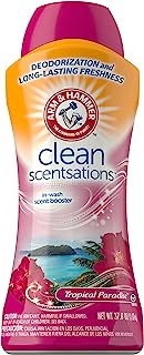 Book Cover Arm & Hammer Liquid In-Wash Scent Booster, Tropical Paradise, 37.8 Ounce
