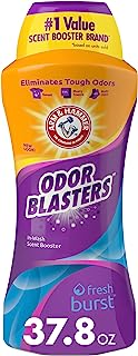Book Cover Arm & Hammer Odor Blasters In-Wash Scent Booster - Fresh Burst, 37.8oz