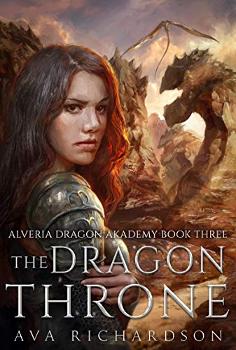 Book Cover The Dragon Throne (Alveria Dragon Akademy Book 3)