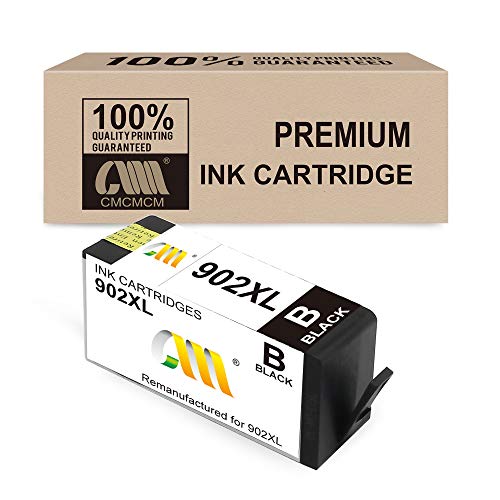 Book Cover CMCMCM BLACK Remanufactured Ink Cartridge Replacement for HP 902XL 902 XL Work for OfficeJet Pro 6978 6962 6968 6975 6960 6970 6950 6954 6979 6951 Printer