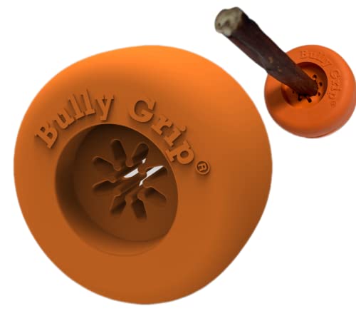 Bully Stick Holder - Medium Size - Interactive Dog Toy, Dog Treat Holder, Slow Feeder, Treat Dispenser, Chew Toy and Dog Safety Device
