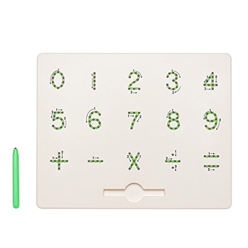 Super Cool Toys A to Z Letter Lower Upper Case Numbers Magna Doodle Children's Handwriting Development Learning Toy for Toddlers (Numbers)