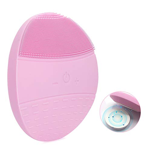 Silicone Face Brush - Facial Cleansing Brush Face Massager for Skin Care, Electric Face Silicone Cleansing Brush for Gentle Exfoliating, Deep Cleaning, Anti-Aging Massage - Waterproof & Rechargeable