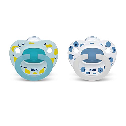 NUK Orthodontic Pacifiers, Boy, 18-36 Months, 2-Pack