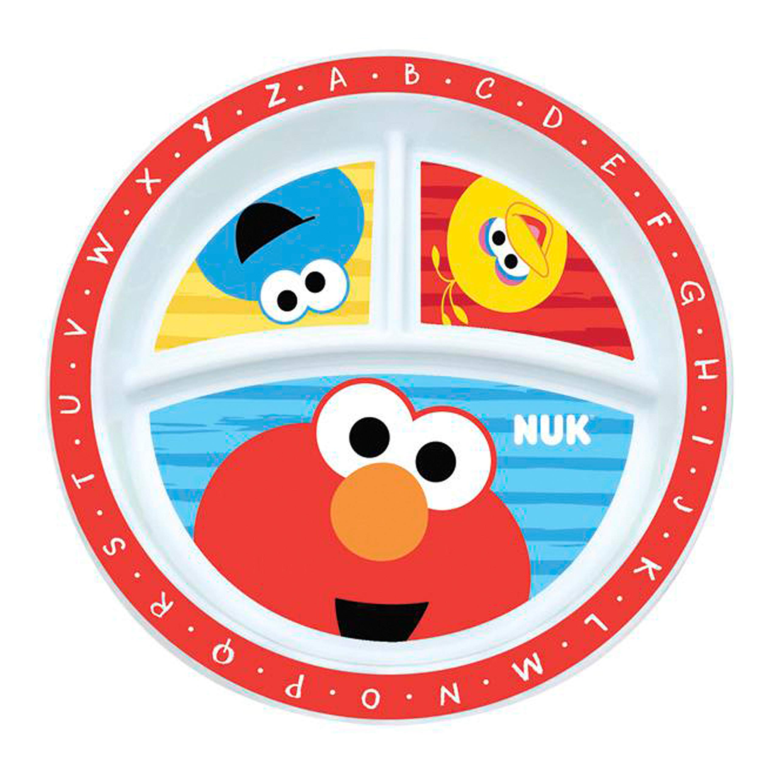 Book Cover NUK Sesame Street Plate 1 Count (Pack of 1) 1 Count (Pack of 1) Plate