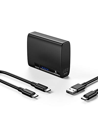 Xcentz Portable Charger 10000mAh 18W PD 2 USB Output, Small Compact USB C Power Bank PD&QC 3.0 LG Cells for iPhone 12/11/8/X, Samsung S8/S9, Pixel 3