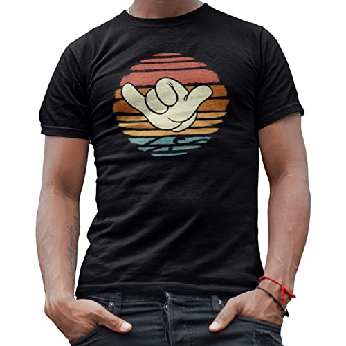 Disney Mickey Mouse Hang Loose Hand T-Shirt for Adult