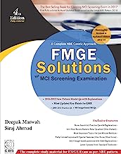 FMGE Solutions for MCI Screening Examination 4th Edition 2018 by Deepak Marwah & Siraj Ahmad (ENGLISH;Paperback;DEEPAK MARWAH)