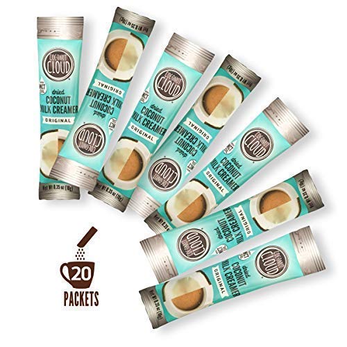 Coconut Cloud: Original Flavor Coffee Creamer, Coconut Powder Milk with MCT Oil | Non-Dairy, Vegan & Women Owned! Plant Based, Non GMO, Gluten & Soy Free (Portable To-Go Cream Sticks), 20 servings