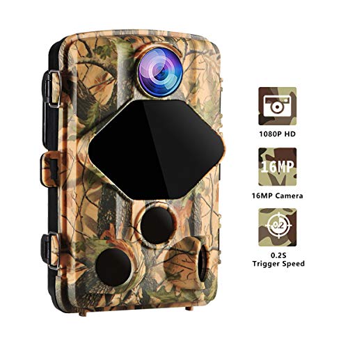 Trail Hunting Game Wansview Camera 16MP 1080P HD, with 0.2S Trigger Speed and 120Â° Wide Viewing Angle, 70ft Detecting and Night Vision Range, IP56 Waterproof for Wildlife and Home Security T01