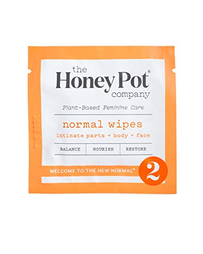 The Honey Pot Company Feminine Wipes - Normal, 15 Count