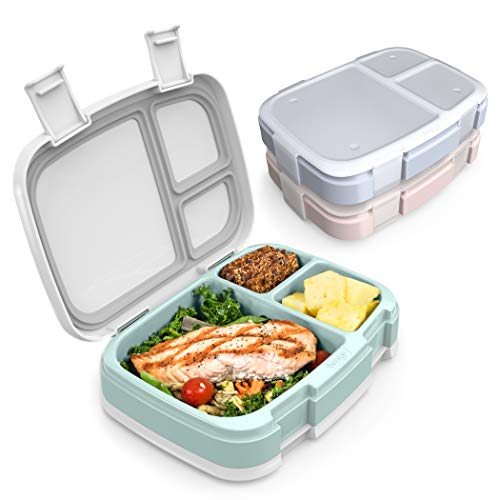 Book Cover Bentgo® Fresh 3-Pack Meal Prep Lunch Box Set - Reusable 3-Compartment Containers for meal Prepping, Healthy Eating On-the-Go, and Balanced Portion-Control - BPA-Free, Microwave & Dishwasher Safe