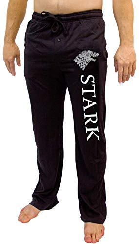 Game of Thrones House of Men's Pajama Pant Costume Adult Lounge Stark Large