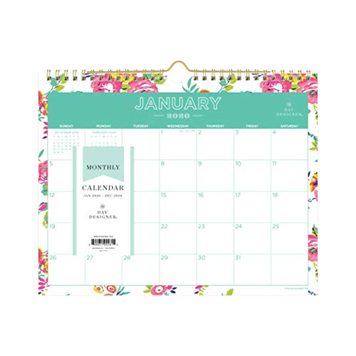 Book Cover Day Designer for Blue Sky 2020 Monthly Wall Calendar, Twin-Wire Binding, 11