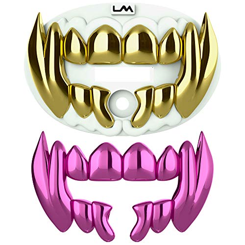 Loudmouth Football Mouth Guard | 3D Beast Chrome Adult and Youth Mouth Guard | Mouth Piece for Sports | Maximum Air Flow Mouth Guards