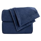 Southwest Canyon Microfleece Sheet Set, Queen, Navy