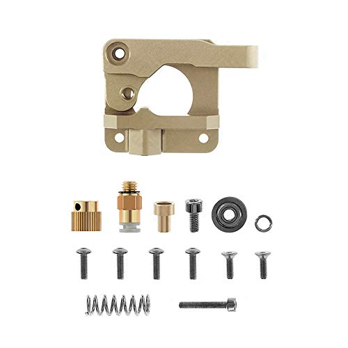 WINSINN 3D Printer Extruder, Works with Creality Ender 3 V2 Upgrades Aluminum RepRap Prusa i3 for MK8 Drive - Gold
