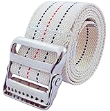 BESTPACK Walking Transfer Gait Belt with Belt Loop Holder for Caregiver Nurse Therapist 60" with Metal Buckle