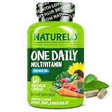 NATURELO Mens Multivitamins for Men 50+ - One Daily Multivitamin for Men with Vitamins, Minerals & Organic Whole Foods, Boost Energy & Health, Non-GMO, 60 Vegetarian Capsules