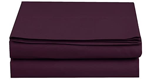 Elegant Comfort Premium Hotel Quality 1-Piece Flat Sheet, Luxury & Softest 1500 Thread