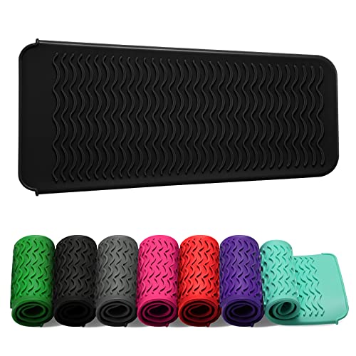 ZAXOP Resistant Silicone Mat Pouch for Flat Iron, Curling Iron,Hot Hair Tools