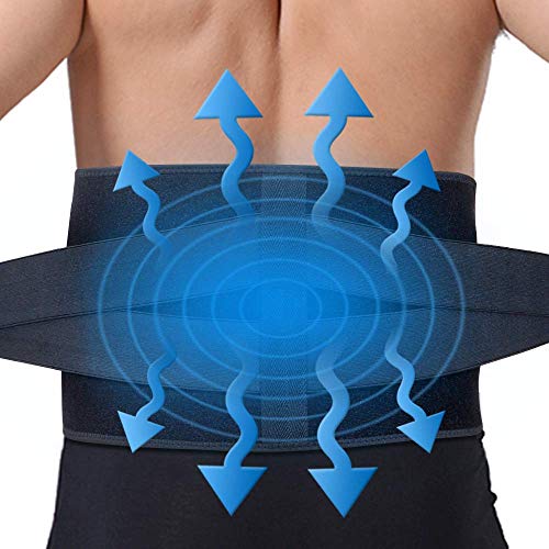 Gel Ice Pack for Back, ARRIS Back Wrap with Packs for Pain Relief, Reusable Hot Cold Therapy Back Brace for Waist, Lower Lumbar, Injuries, Sciatic Nerve, Flexible