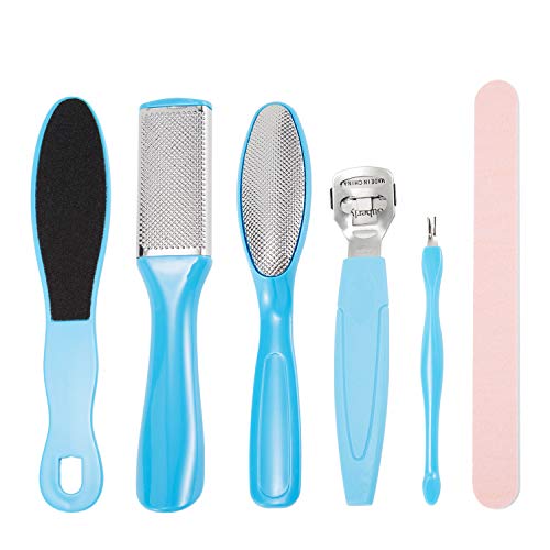 5 in 1 Baby Toddler Toothbrushes & Holder | 5 in Set, Individually Packed | Teething Teether Gum Massaging Finger Handle and Soft Bristles for Baby Infant Toddler Children - BPA Free