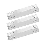 Hongso 14 1/2 Inch Stainless Steel Heat Plate Shield Replacement Parts for Charbroil 463370516 463336818 Gas Gill Models, G421-0001-W1, 3-Pack