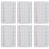DEYUE breadboard Set Prototype Board - 6 PCS 400 Pin Solderless Board Kit for Raspberry pi and Arduino Project