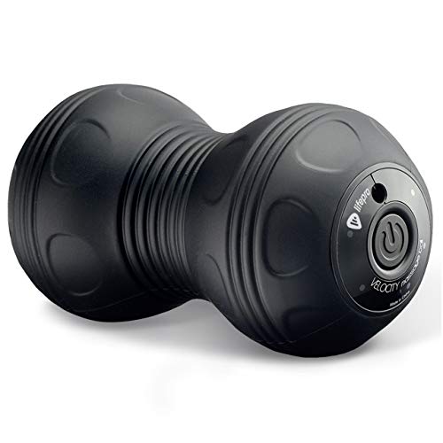LifePro 4-Speed Vibrating Massage Ball - Massage Peanut Combines a Lacrosse Ball with Vibrating Foam Roller | Revolutionary Vibration Roller for Recovery, Mobility & Deep Tissue Trigger Point Therapy