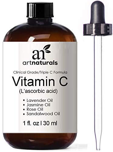 ArtNaturals Vitamin C Serum for Face - (1 Fl Oz / 30ml) - Facial Anti-Aging with Hyaluronic Acid and Vit E - Wrinkle Repairs Dark Circles, Fades Age Spots and Sun Damage - Enhanced 20% Vitamin C