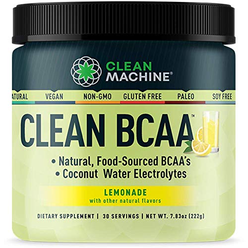 Clean Machine BCAA Powder Supplement Lemonade Flavor, 30 Servings