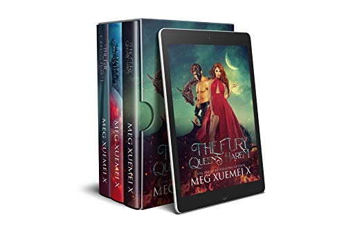 Book Cover The Dragon Queen and Her Mates Complete Boxed Set: A Reverse Harem Dragon and Fae Fantasy