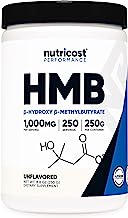 Nutricost HMB Powder (Beta-Hydroxy Beta-Methylbutyric) 250 Grams - Gluten Free & Non-GMO