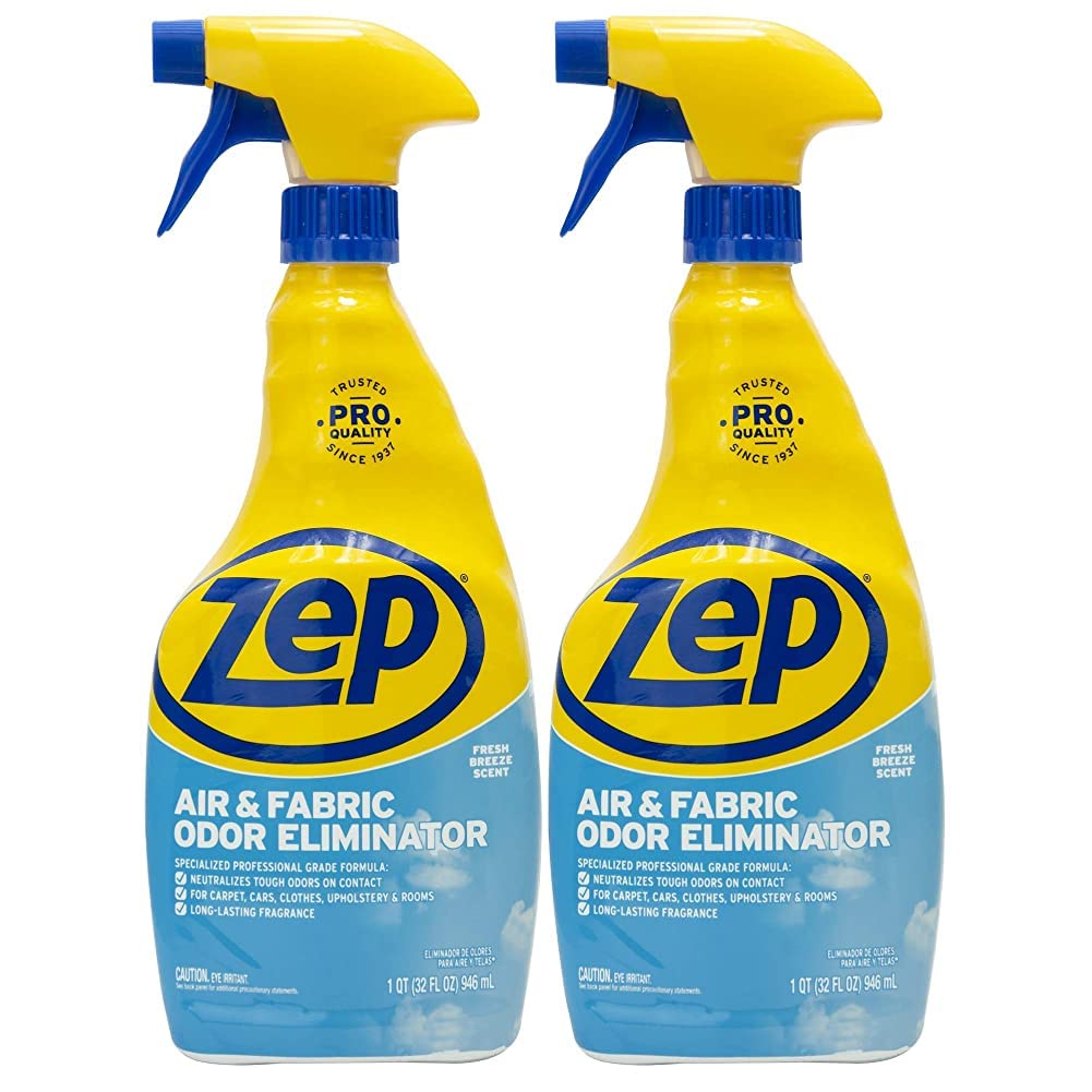 Zep Air and Fabric Odor Eliminator - 32 Ounces (Pack of 2) ZUAIR32 - Refresh Your Home, Office and Business