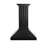 ZLINE 36 in. Wooden Wall Mount Range Hood in Black - Includes 760 CFM Motor (KPCC-36)