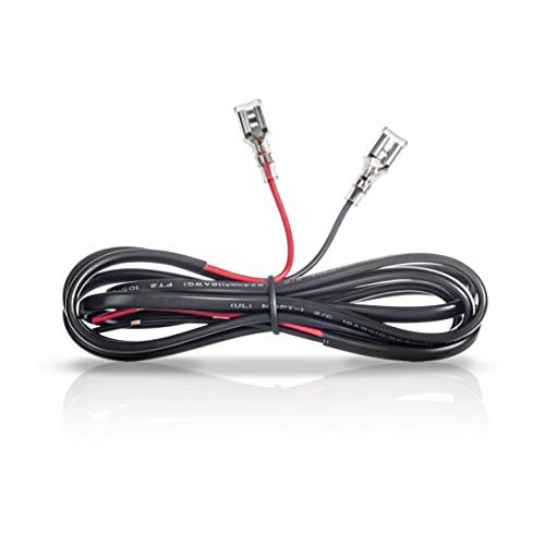 KASSupply 12V Lead Acid Battery Connector Cable, 5 Feet, with 0.250" Quick Connect/Disconnect F2 Type Terminals & Clear Inserts, Sealed Lead Acid Battery Connection Cable