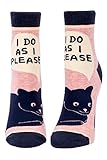 Blue Q Women's Novelty Ankle Socks - Funny Ankle Socks for Women Sizes 5-10, For Mother's Day, Holiday, and Birthday Present