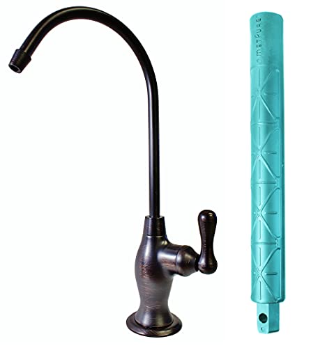 Metpure Reverse Osmosis Dinking Water Non Air Gap RO Faucet Filtration System Water Dispenser Spout (Venetian Bronze) with Drinking Water Faucet Wrench RO-FW148