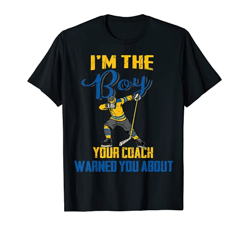 Funny Dabbing Hockey Saying Shirt Gift for Boys Kids BZR T-Shirt
