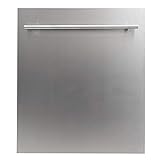 24 in. Top Control Dishwasher in Snow Finished Stainless Steel with Stainless Steel Tub