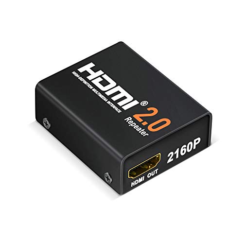 Book Cover 4K2K 1080P 3D HDMI Booster, JerGO HDMI 2.0 Signal Amplifier Repeater Boost Up to 200ft Transmission Distance 18Gbps Bandwidth for HDTV,PS4, Oculus and More (HDMI 2.0)