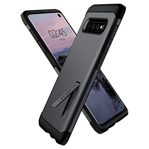 Spigen Tough Armor Designed for Samsung Galaxy S10 Case (2019) - Graphite Gray