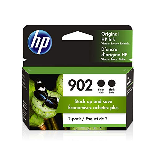 Book Cover HP 902 | 2 Ink Cartridges | Black | Works with HP OfficeJet 6900 Series, HP OfficeJet Pro 6900 Series | 3YN96AN