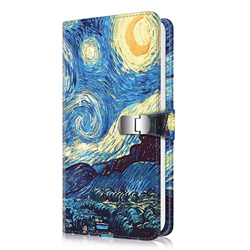 Fintie Wallet Photo Album for 3-Inch Film- 108 Pockets Snap Fastener Album for Fujifilm Instax Mini 11/Mini 9/Mini Link Printer, Canon Ivy CLIQ, Polaroid, Kodak Instant Print Camera, Starry Night