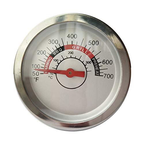 Barbecue Grill Thermometer Temperature Gauge Heat Indicator Replacement for Charbroil, Master Forge 1010037, 1010048, Nexgrill 720-0864, Jenn-Air 720-0709 Gas Grills
