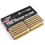 CKAuto 60pcs 4" Brown Tire Repair Strings, Automotive Tool Tire Repair Plugs for Tubeless Off-Road Tires Car, Bike, ATV, UTV, Wheelbarrow, Mower