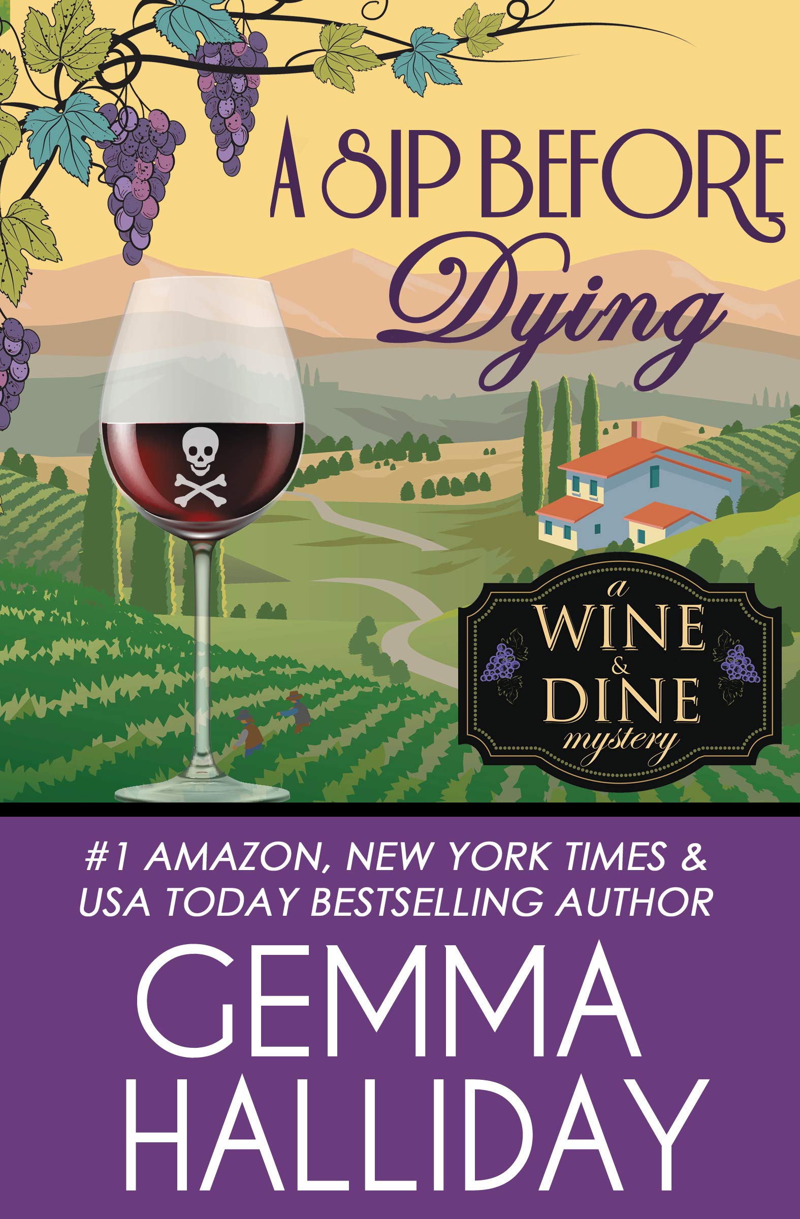 Book Cover A Sip Before Dying (Wine & Dine Mysteries Book 1)