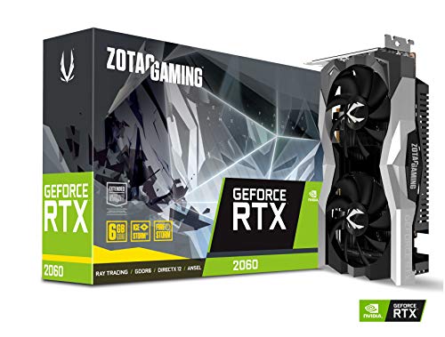 Book Cover ZOTAC Gaming GeForce RTX 2060 Twin Fan 6GB GDDR6 192-bit Gaming Graphics Card, Super Compact, IceStorm 2.0, ZT-T20600F-10M
